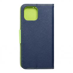 Lacné Kryty | Peňaženkové puzdro Fancy Book modro-limetkové – Xiaomi Mi 11 Lite | Lacné Kryty