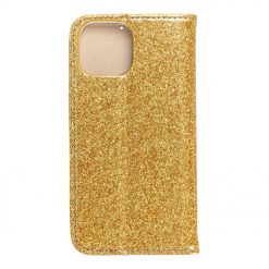 Lacné Kryty | Puzdro Shining Book zlaté – Apple iPhone 13 Mini | Lacné Kryty