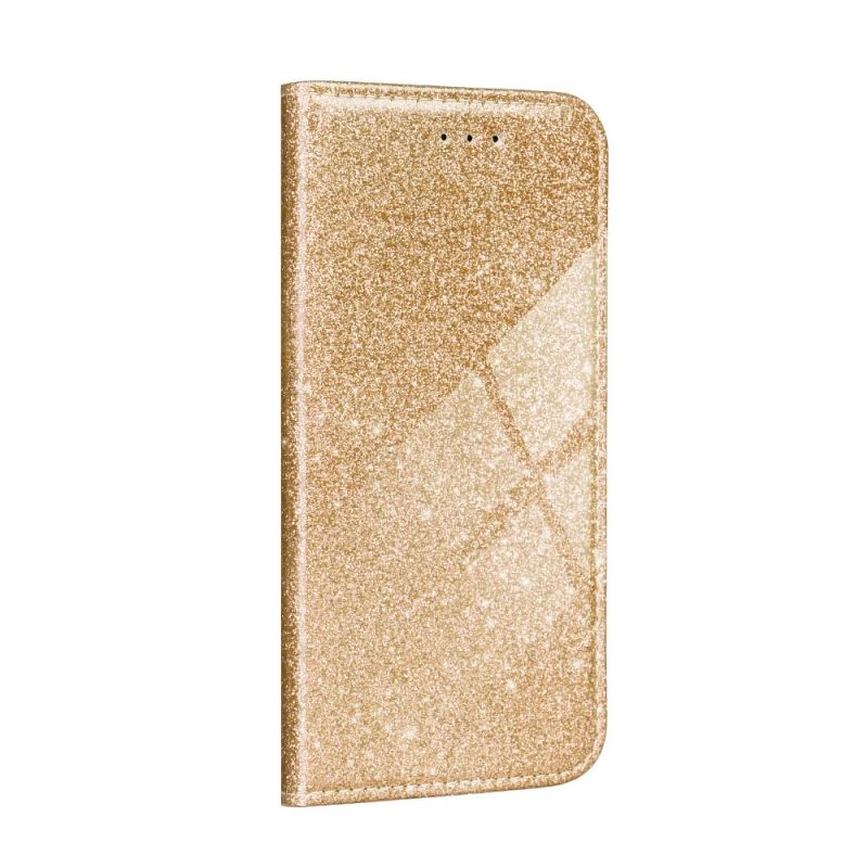 Lacné Kryty | Puzdro Shining Book zlaté – Apple iPhone 13 Pro Max