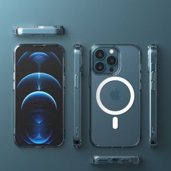 Lacné Kryty | Magnetický pevný kryt Ringke Fusion Magnetic hard case (kompatibilný s MagSafe) transparentný – Apple iPhone 13 Pro Max | Lacné Kryty