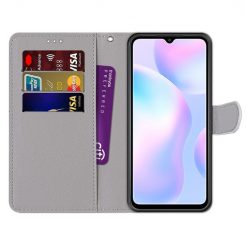 Lacné Kryty | Knižkové puzdro Trendy Cross case Pestrofarebný kvet – Xiaomi Redmi 9A / 9AT | Lacné Kryty