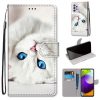 Lacné Kryty | Knižkové puzdro Trendy Cross case Vlk s ružou – Samsung Galaxy A52 / A52 5G / A52s 5G | Lacné Kryty