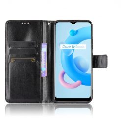 Knižkové puzdro Shockproof Horse Texture čierne – Realme C11 2021 | Lacné Kryty Lacné Kryty | Knižkové puzdro Shockproof Horse Texture čierne – Realme C11 2021 | Lacné Kryty