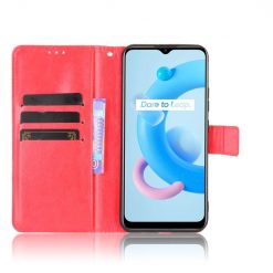 Knižkové puzdro Shockproof Horse Texture červené – Realme C11 2021 | Lacné Kryty Lacné Kryty | Knižkové puzdro Shockproof Horse Texture červené – Realme C11 2021 | Lacné Kryty
