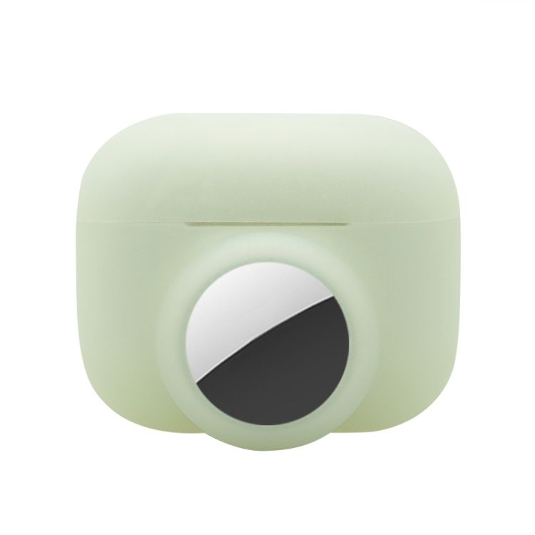Silikónové puzdro Resistant 2 v 1 bledozelené – Apple AirPods Pro + Apple AirTag