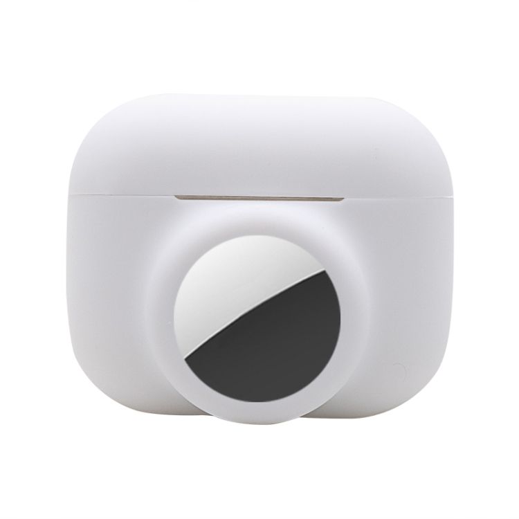 E-shop Silikónové puzdro Resistant 2 v 1 biele – Apple AirPods Pro + Apple AirTag