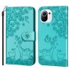Lacné Kryty | Peňaženkové puzdro Embossing Pattern Jeleň ružové – Xiaomi Mi 11 Lite | Lacné Kryty