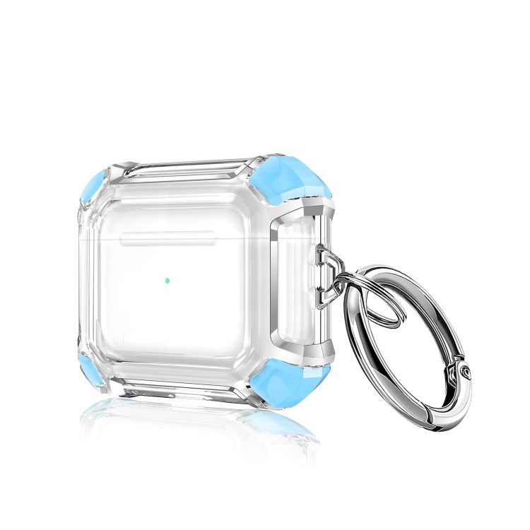 Puzdro Anti-drop case transparentno-modré – Apple AirPods 3