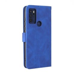 Lacné Kryty | Peňaženkové puzdro Solid modré – Motorola Moto G60s | Lacné Kryty