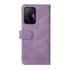 Knižkové puzdro Skin Feel case fialové – Xiaomi 11T / 11T Pro | Lacné Kryty Lacné Kryty | Knižkové puzdro Skin Feel case fialové – Xiaomi 11T / 11T Pro | Lacné Kryty