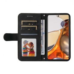 Knižkové puzdro Skin Feel case čierne – Xiaomi 11T / 11T Pro | Lacné Kryty Lacné Kryty | Knižkové puzdro Skin Feel case čierne – Xiaomi 11T / 11T Pro | Lacné Kryty