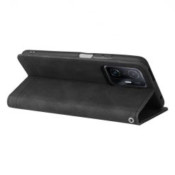 Knižkové puzdro Skin Feel case čierne – Xiaomi 11T / 11T Pro | Lacné Kryty Lacné Kryty | Knižkové puzdro Skin Feel case čierne – Xiaomi 11T / 11T Pro | Lacné Kryty