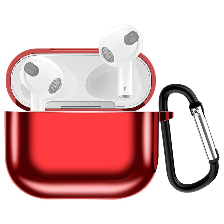 Puzdro Electroplating case červené – Apple AirPods 3