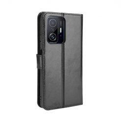 Knižkové puzdro Shockproof Horse Texture čierne – Xiaomi 11T / 11T Pro | Lacné Kryty Lacné Kryty | Knižkové puzdro Shockproof Horse Texture čierne – Xiaomi 11T / 11T Pro | Lacné Kryty