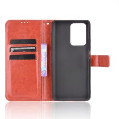 Lacné Kryty | Knižkové puzdro Shockproof Horse Texture hnedé – Xiaomi 11T / 11T Pro | Lacné Kryty