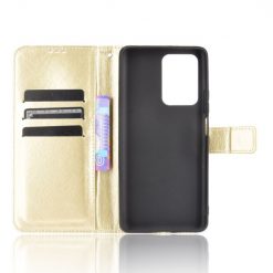 Knižkové puzdro Shockproof Horse Texture zlaté – Xiaomi 11T / 11T Pro | Lacné Kryty Lacné Kryty | Knižkové puzdro Shockproof Horse Texture zlaté – Xiaomi 11T / 11T Pro | Lacné Kryty