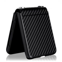 Lacné Kryty | Kryt Carbon Fiber čierny – Samsung Galaxy Z Flip 3 | Lacné Kryty