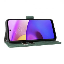 Lacné Kryty | Peňaženkové puzdro Solid zelené – Motorola Moto E20 / E30 / E40 | Lacné Kryty