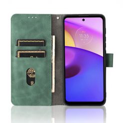 Lacné Kryty | Peňaženkové puzdro Solid zelené – Motorola Moto E20 / E30 / E40 | Lacné Kryty
