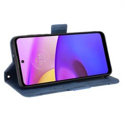 Peňaženkové puzdro Slots case modré – Motorola Moto E20 / E30 / E40 | Lacné Kryty Lacné Kryty | Peňaženkové puzdro Slots case modré – Motorola Moto E20 / E30 / E40 | Lacné Kryty