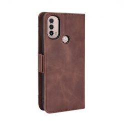 Peňaženkové puzdro Slots case hnedé – Motorola Moto E20 / E30 / E40 | Lacné Kryty Lacné Kryty | Peňaženkové puzdro Slots case hnedé – Motorola Moto E20 / E30 / E40 | Lacné Kryty