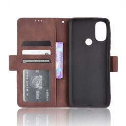 Peňaženkové puzdro Slots case hnedé – Motorola Moto E20 / E30 / E40 | Lacné Kryty Lacné Kryty | Peňaženkové puzdro Slots case hnedé – Motorola Moto E20 / E30 / E40 | Lacné Kryty