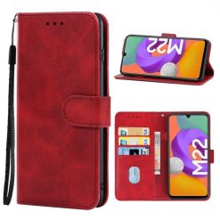 Knižkové puzdro Splashy case červené – Samsung Galaxy M22 / A22 (4G) | Lacné Kryty Lacné Kryty | Knižkové puzdro Splashy case červené – Samsung Galaxy M22 / A22 (4G) | Lacné Kryty