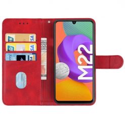 Knižkové puzdro Splashy case červené – Samsung Galaxy M22 / A22 (4G) | Lacné Kryty Lacné Kryty | Knižkové puzdro Splashy case červené – Samsung Galaxy M22 / A22 (4G) | Lacné Kryty
