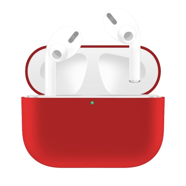 Silikónové puzdro Solid case červené – Apple AirPods Pro