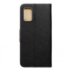 Lacné Kryty | Peňaženkové puzdro Fancy Book čierno-zlaté – Samsung Galaxy A03s | Lacné Kryty