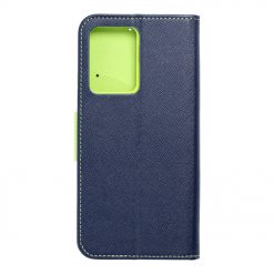 Lacné Kryty | Peňaženkové puzdro Fancy Book modro-limetkové – Xiaomi 11T / 11T Pro | Lacné Kryty