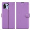 Lacné Kryty | Peňaženkové puzdro Litchi hnedé – Xiaomi Mi 11 Lite | Lacné Kryty