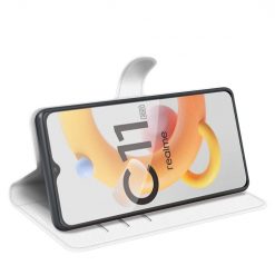 Peňaženkové puzdro Litchi biele – Realme C11 2021 | Lacné Kryty Lacné Kryty | Peňaženkové puzdro Litchi biele – Realme C11 2021 | Lacné Kryty
