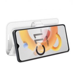 Peňaženkové puzdro Litchi biele – Realme C11 2021 | Lacné Kryty Lacné Kryty | Peňaženkové puzdro Litchi biele – Realme C11 2021 | Lacné Kryty