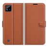 Lacné Kryty | Peňaženkové puzdro Litchi červené – Realme C11 2021 | Lacné Kryty