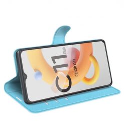 Peňaženkové puzdro Litchi modré – Realme C11 2021 | Lacné Kryty Lacné Kryty | Peňaženkové puzdro Litchi modré – Realme C11 2021 | Lacné Kryty