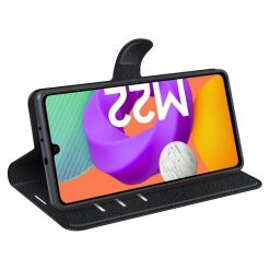 Peňaženkové puzdro Litchi čierne – Samsung Galaxy M22 | Lacné Kryty Lacné Kryty | Peňaženkové puzdro Litchi čierne – Samsung Galaxy M22 | Lacné Kryty