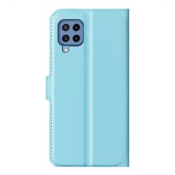 Peňaženkové puzdro Litchi modré – Samsung Galaxy M22 | Lacné Kryty Lacné Kryty | Peňaženkové puzdro Litchi modré – Samsung Galaxy M22 | Lacné Kryty