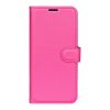 Lacné Kryty | Peňaženkové puzdro Litchi bledoružové – Samsung Galaxy M22 | Lacné Kryty