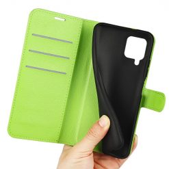 Peňaženkové puzdro Litchi limetkové – Samsung Galaxy M22 | Lacné Kryty Lacné Kryty | Peňaženkové puzdro Litchi limetkové – Samsung Galaxy M22 | Lacné Kryty