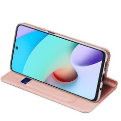 Peňaženkové puzdro Dux Ducis Skin Pro ružové – Xiaomi Redmi 10 / 10 2022 | Lacné Kryty Lacné Kryty | Peňaženkové puzdro Dux Ducis Skin Pro ružové – Xiaomi Redmi 10 / 10 2022 | Lacné Kryty
