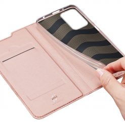 Peňaženkové puzdro Dux Ducis Skin Pro ružové – Xiaomi Redmi 10 / 10 2022 | Lacné Kryty Lacné Kryty | Peňaženkové puzdro Dux Ducis Skin Pro ružové – Xiaomi Redmi 10 / 10 2022 | Lacné Kryty
