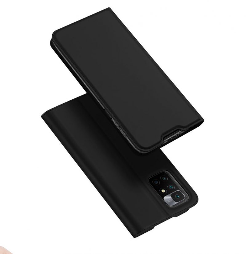 Lacné Kryty | Peňaženkové puzdro Dux Ducis Skin Pro čierne – Xiaomi Redmi 10 / 10 2022