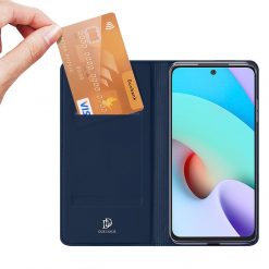 Lacné Kryty | Peňaženkové puzdro Dux Ducis Skin Pro modré – Xiaomi Redmi 10 / 10 2022 | Lacné Kryty