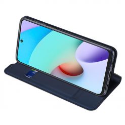 Lacné Kryty | Peňaženkové puzdro Dux Ducis Skin Pro modré – Xiaomi Redmi 10 / 10 2022 | Lacné Kryty