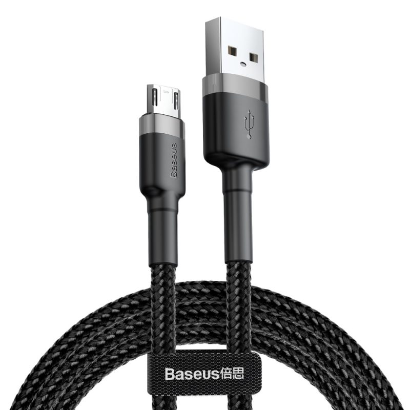 E-shop Dátový kábel Baseus Cafule Cable USB / Micro USB QC3.0 3A 2m čierny