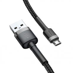 Lacné Kryty | Dátový kábel Baseus Cafule Cable USB / Micro USB QC3.0 3A 2m čierny | Lacné Kryty