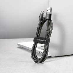 Lacné Kryty | Dátový kábel Baseus Cafule Cable USB / Micro USB QC3.0 3A 2m čierny | Lacné Kryty