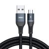 Lacné Kryty | Dátový kábel Wozinsky WUC-M1B micro USB 2,4A 1m čierny | Lacné Kryty
