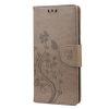 Peňaženkové puzdro Embossing Pattern Motýľ a kvet tmavohnedé – Samsung Galaxy A13 5G | Lacné Kryty Lacné Kryty | Peňaženkové puzdro Embossing Pattern Motýľ a kvet tmavohnedé – Samsung Galaxy A13 5G | Lacné Kryty